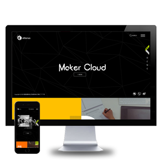 (自适应手机端)响应式平面网页设计类网站创意设计公司pbootcms模板